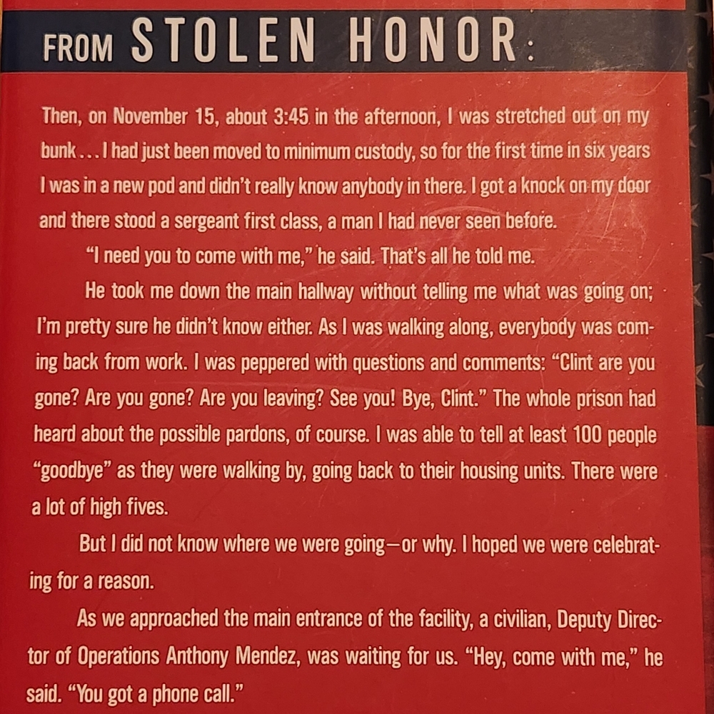 Stolen Honor by Clint Lorance - Picture 5 of 5